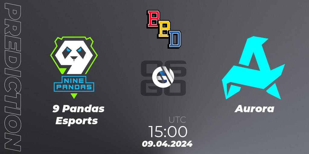 Prognoza 9 Pandas Esports - Aurora. 09.04.24, CS2 (CS:GO), BetBoom Dacha Belgrade 2024: European Qualifier