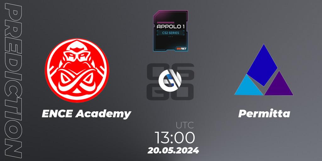 Prognoza ENCE Academy - Permitta. 20.05.2024 at 13:00, Counter-Strike (CS2), Appolo1 Series: Phase 2