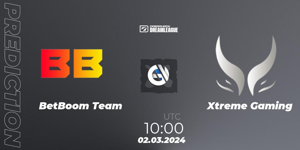 Prognoza BetBoom Team - Xtreme Gaming. 02.03.24, Dota 2, DreamLeague Season 22
