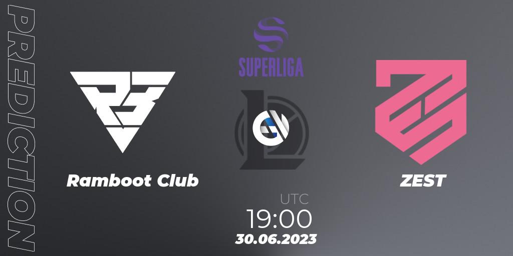 Prognoza Ramboot Club - ZEST. 30.06.23, LoL, LVP Superliga 2nd Division 2023 Summer