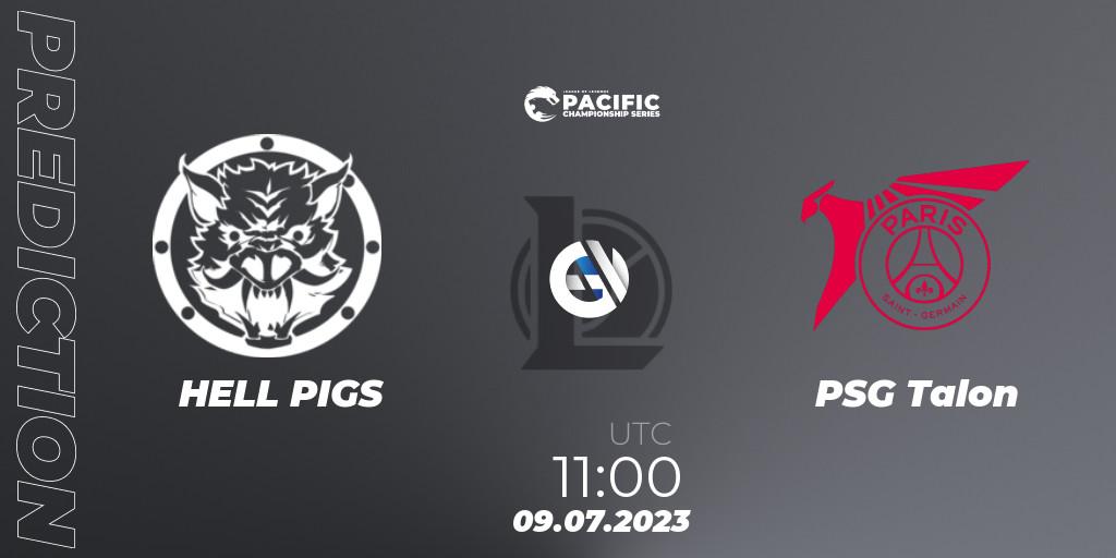 Prognoza HELL PIGS - PSG Talon. 09.07.2023 at 11:00, LoL, PACIFIC Championship series Group Stage