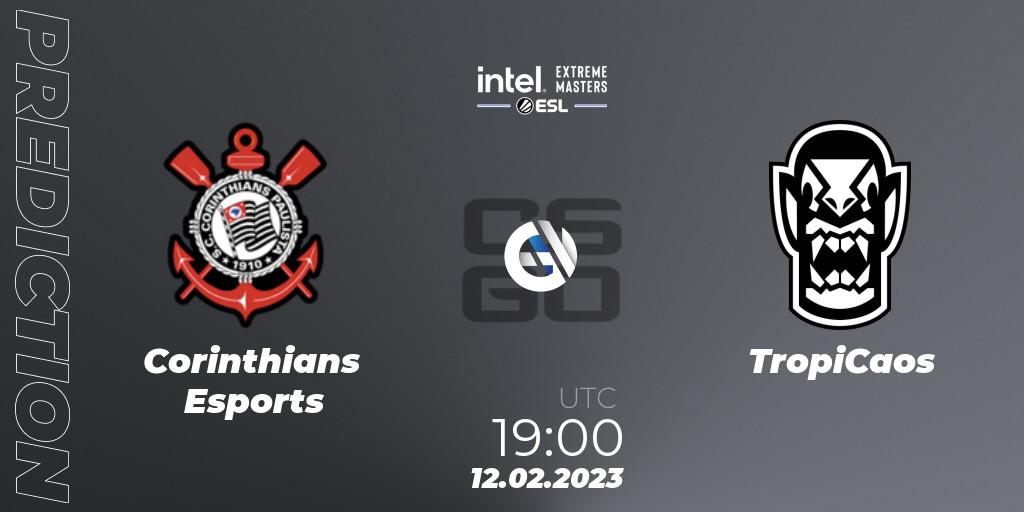 Prognoza Corinthians Esports - TropiCaos. 12.02.2023 at 19:00, Counter-Strike (CS2), IEM Brazil Rio 2023 South America Open Qualifier 2