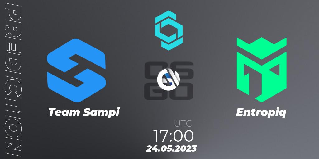 Prognoza Team Sampi - Entropiq. 24.05.2023 at 17:00, Counter-Strike (CS2), CCT North Europe Series 5 Closed Qualifier