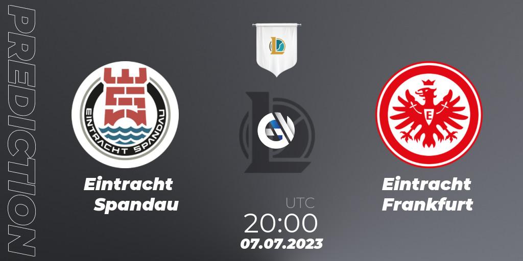 Prognoza Eintracht Spandau - Eintracht Frankfurt. 07.07.23, LoL, Prime League Summer 2023 - Group Stage