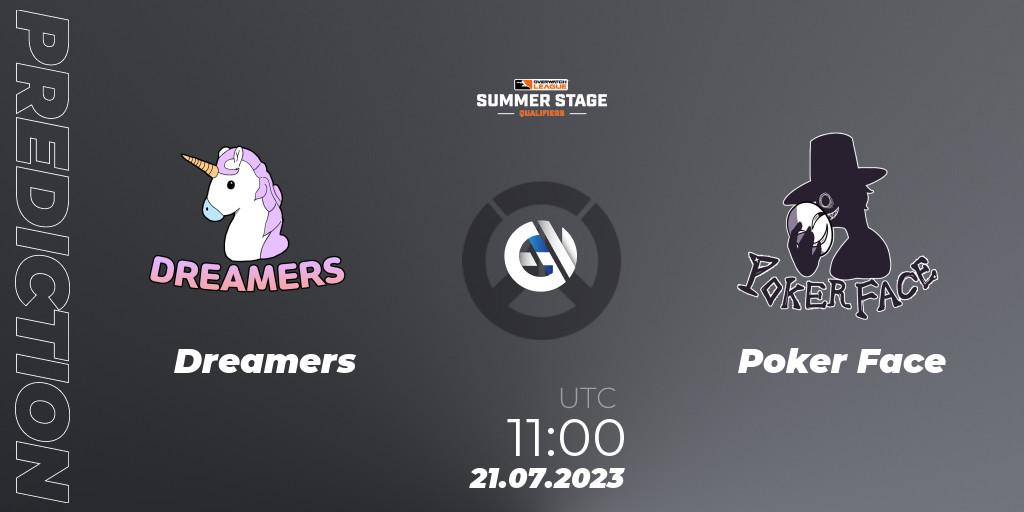 Prognoza Dreamers - Poker Face. 21.07.2023 at 11:00, Overwatch, Overwatch League 2023 - Summer Stage Qualifiers