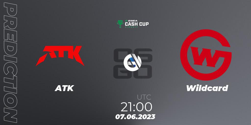 Prognoza ATK - Wildcard. 07.06.23, CS2 (CS:GO), ESEA Cash Cup Circuit Season 1 Finals
