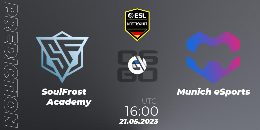 Prognoza SoulFrost Academy - Munich eSports. 21.05.23, CS2 (CS:GO), ESL Meisterschaft: Spring 2023 - Division 2