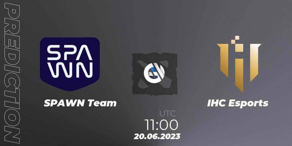 Prognoza SPAWN Team - IHC Esports. 20.06.2023 at 11:30, Dota 2, 1XPLORE Asia #1