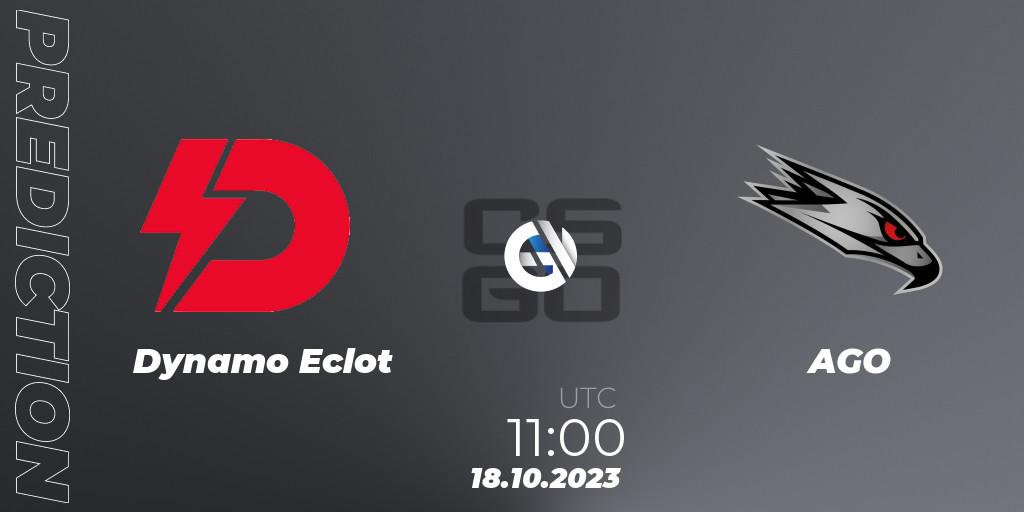 Prognoza Dynamo Eclot - AGO. 18.10.2023 at 11:00, Counter-Strike (CS2), YaLLa Compass 2024