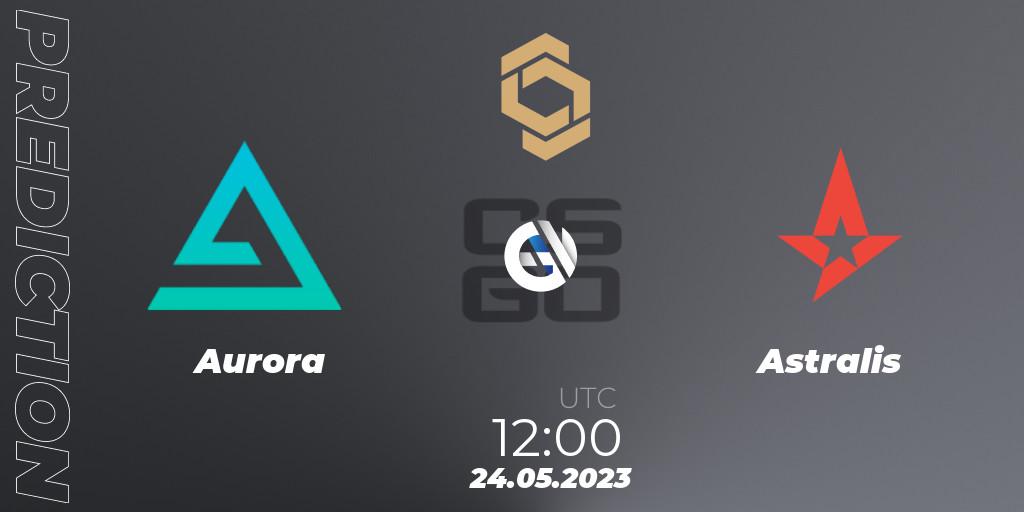 Prognoza Aurora - Astralis. 24.05.2023 at 12:30, Counter-Strike (CS2), CCT South Europe Series #4