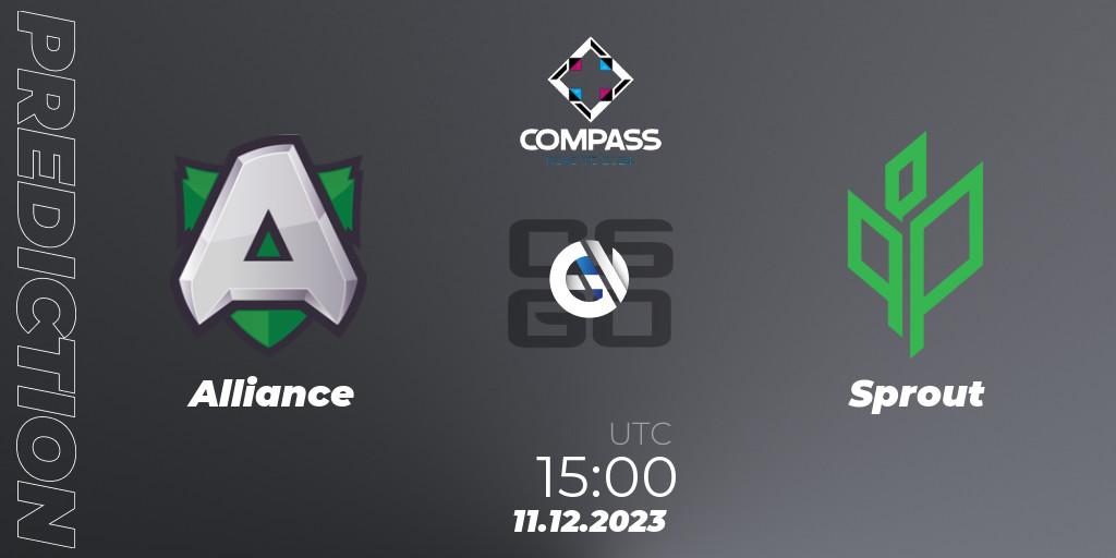 Prognoza Alliance - Sprout. 11.12.2023 at 15:40, Counter-Strike (CS2), YaLLa Compass Fall 2023
