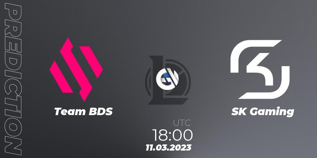 Prognoza Team BDS - SK Gaming. 11.03.2023 at 18:00, LoL, LEC Spring 2023 - Regular Season