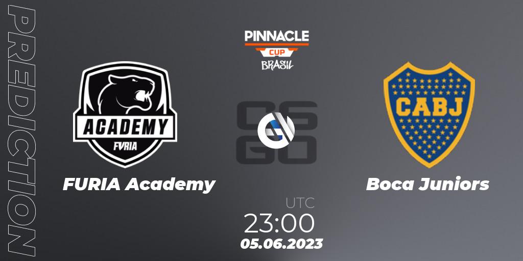 Prognoza FURIA Academy - Boca Juniors. 05.06.23, CS2 (CS:GO), Pinnacle Brazil Cup 1