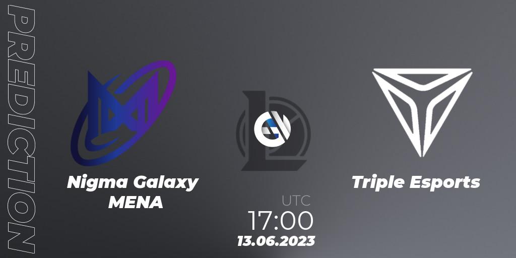 Prognoza Nigma Galaxy MENA - Triple Esports. 13.06.2023 at 20:00, LoL, Arabian League Summer 2023 - Group Stage