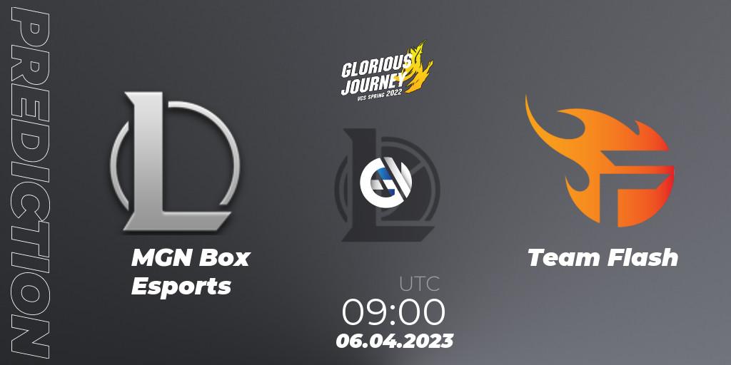 Prognoza MGN Box Esports - Team Flash. 18.03.2023 at 10:00, LoL, VCS Spring 2023 - Group Stage