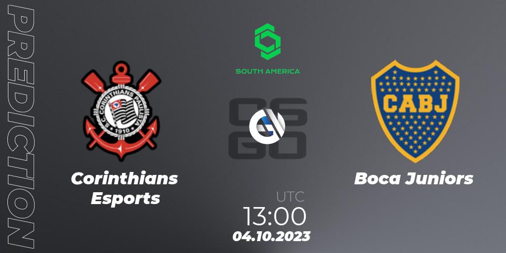 Prognoza Corinthians Esports - Boca Juniors. 04.10.2023 at 13:00, Counter-Strike (CS2), CCT South America Series #12