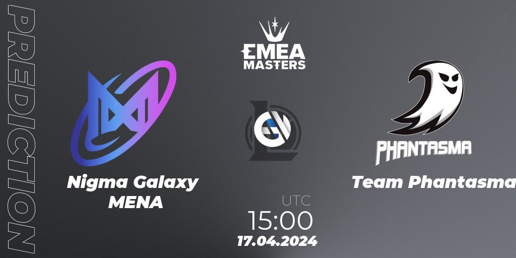 Prognoza Nigma Galaxy MENA - Team Phantasma. 17.04.24, LoL, EMEA Masters Spring 2024 - Play-In