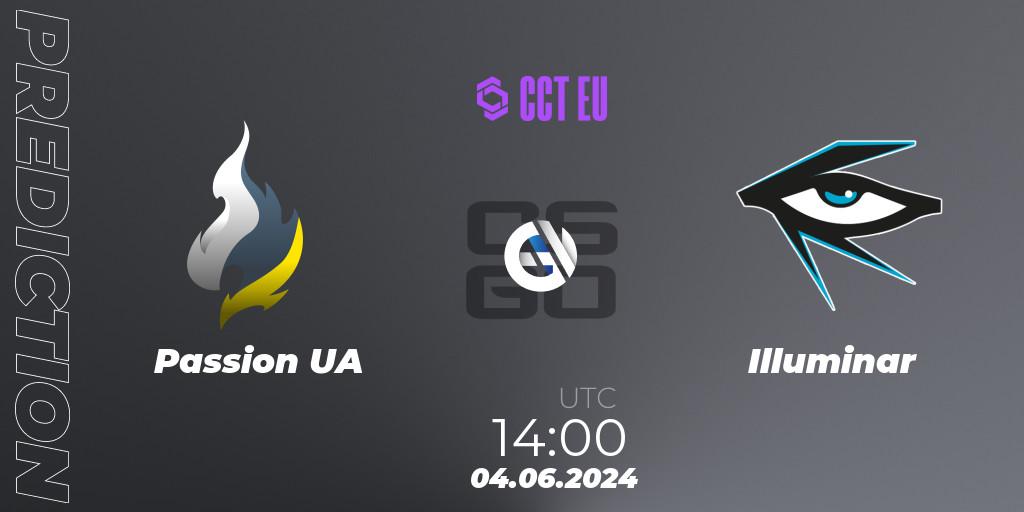 Prognoza Passion UA - Illuminar. 04.06.2024 at 14:30, Counter-Strike (CS2), CCT Season 2 Europe Series 5