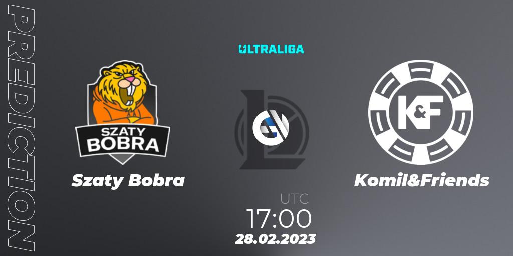 Prognoza Szaty Bobra - Komil&Friends. 22.02.2023 at 17:00, LoL, Ultraliga Season 9 - Group Stage