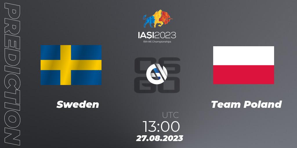 Prognoza Sweden - Team Poland. 27.08.23, CS2 (CS:GO), IESF World Esports Championship 2023