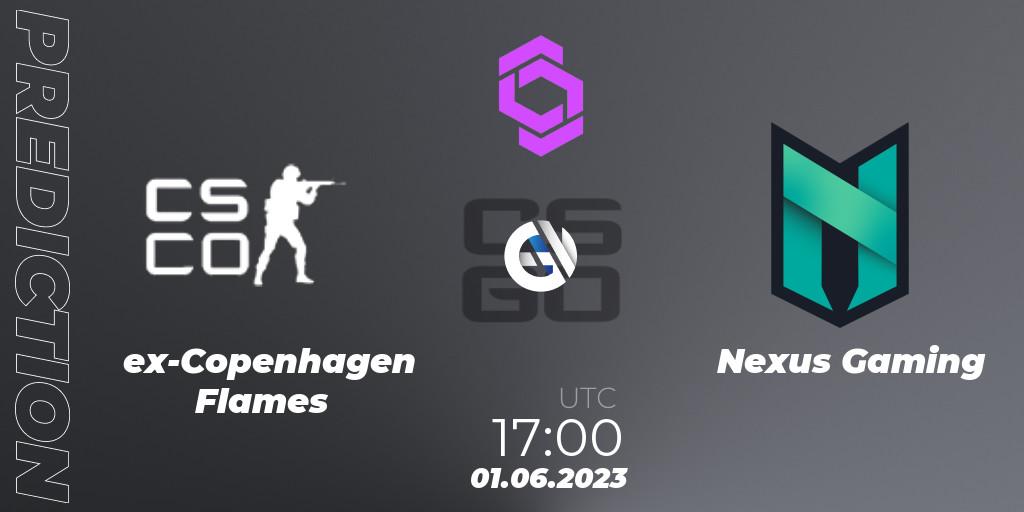 Prognoza ex-Copenhagen Flames - Nexus Gaming. 01.06.23, CS2 (CS:GO), CCT West Europe Series 4