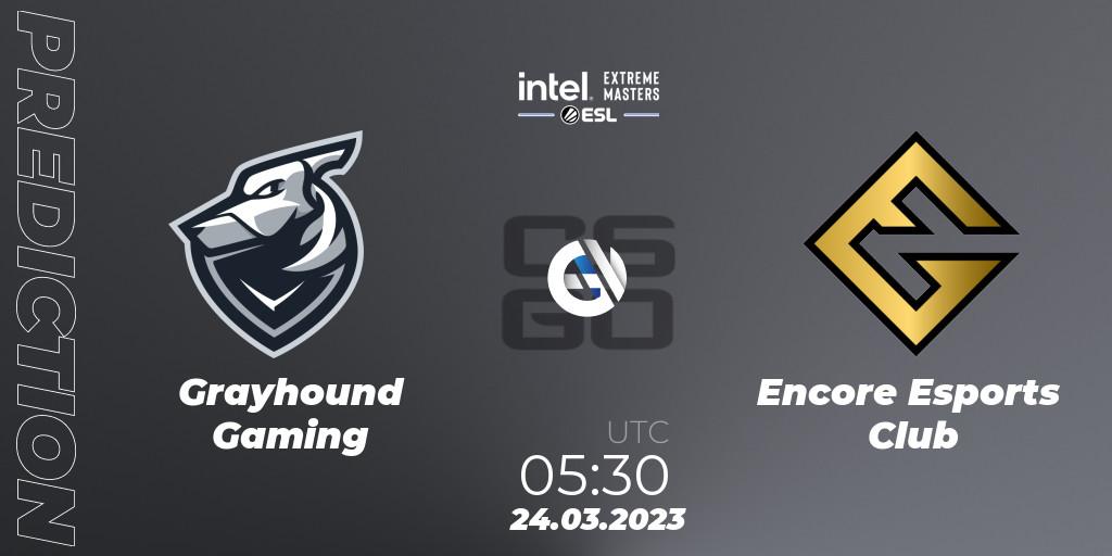 Prognoza Grayhound Gaming - Encore Esports Club. 24.03.23, CS2 (CS:GO), IEM Dallas 2023 Oceania Closed Qualifier
