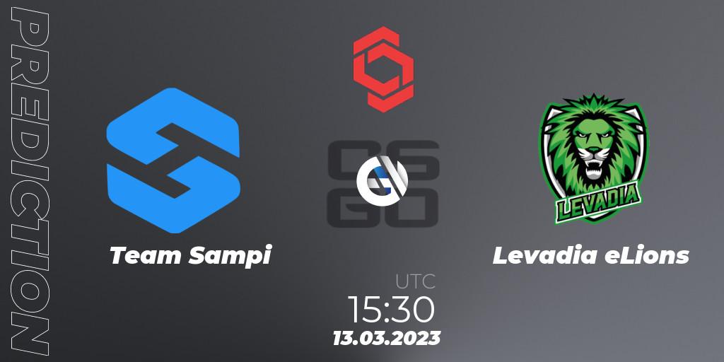 Prognoza Team Sampi - Levadia eLions. 13.03.2023 at 15:40, Counter-Strike (CS2), CCT Central Europe Series 5 Closed Qualifier