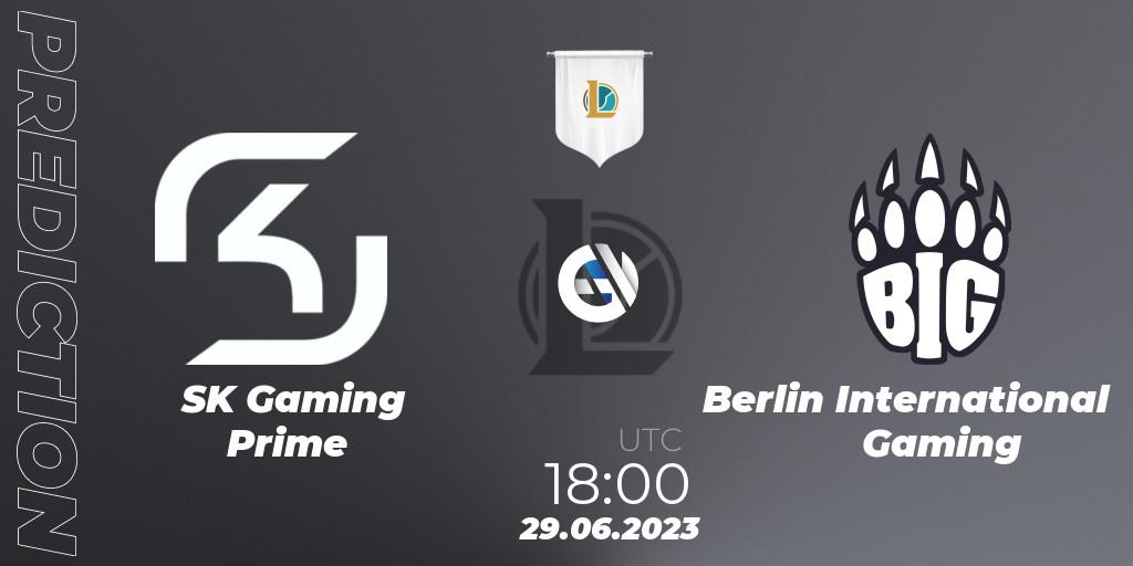 Prognoza SK Gaming Prime - Berlin International Gaming. 29.06.23, LoL, Prime League Summer 2023 - Group Stage