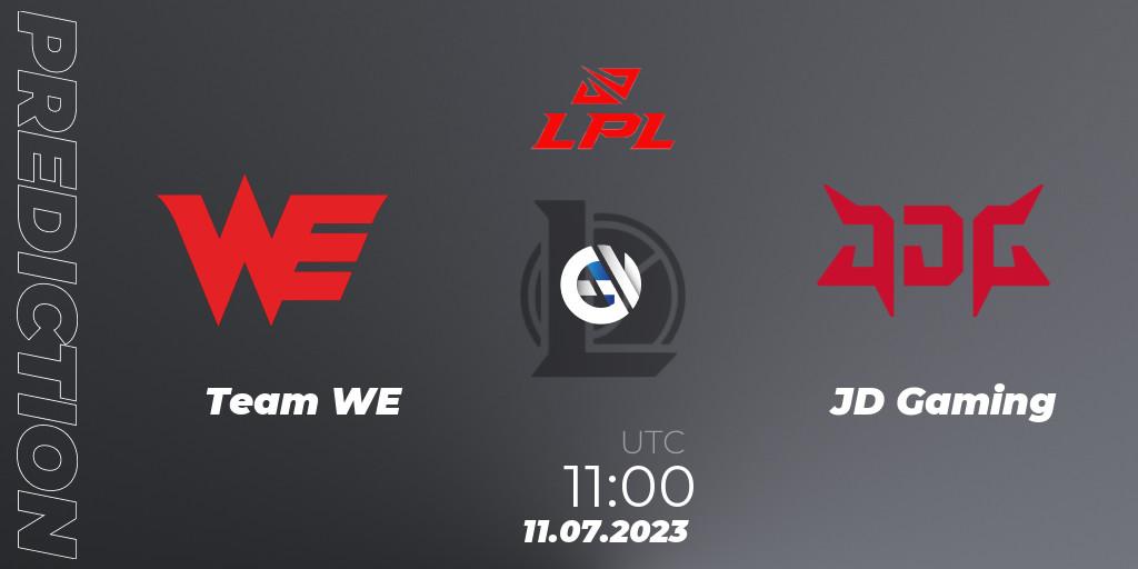 Prognoza Team WE - JD Gaming. 11.07.23, LoL, LPL Summer 2023 Regular Season