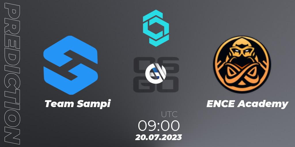 Prognoza Team Sampi - ENCE Academy. 20.07.2023 at 09:00, Counter-Strike (CS2), CCT North Europe Series #6