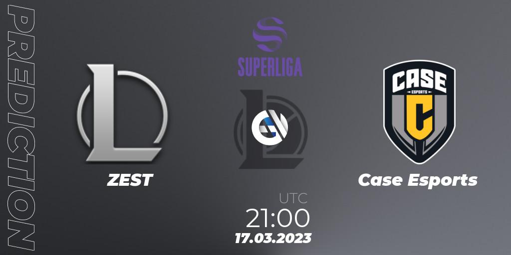 Prognoza ZEST - Case Esports. 17.03.2023 at 21:00, LoL, LVP Superliga 2nd Division Spring 2023 - Group Stage