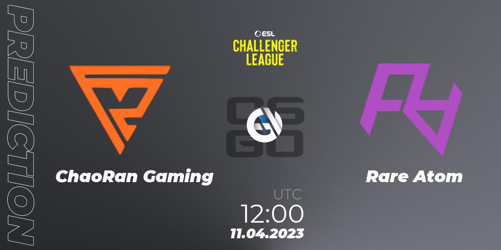 Prognoza ChaoRan Gaming - Rare Atom. 11.04.2023 at 12:00, Counter-Strike (CS2), ESL Challenger League Season 45: Asia-Pacific