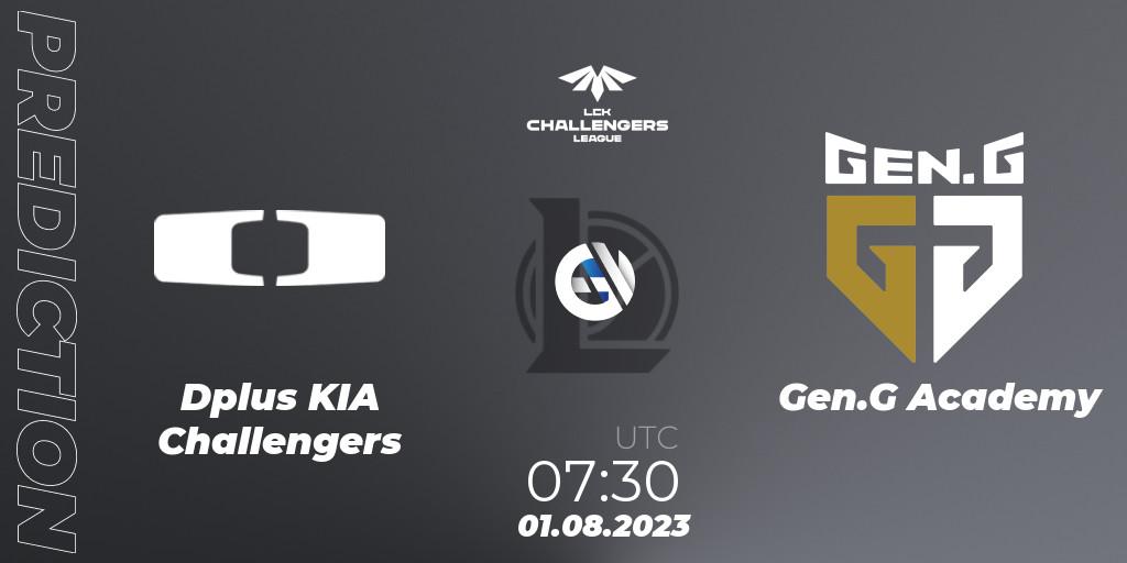 Prognoza Dplus KIA Challengers - Gen.G Academy. 01.08.2023 at 08:00, LoL, LCK Challengers League 2023 Summer - Group Stage