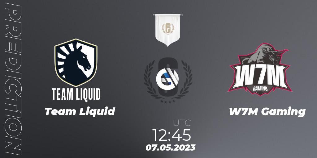Prognoza Team Liquid - W7M Gaming. 07.05.2023 at 12:45, Rainbow Six, BLAST R6 Major Copenhagen 2023 Playoffs