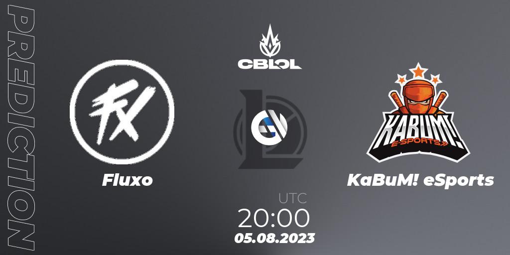 Prognoza Fluxo - KaBuM! eSports. 05.08.23, LoL, CBLOL Split 2 2023 Regular Season
