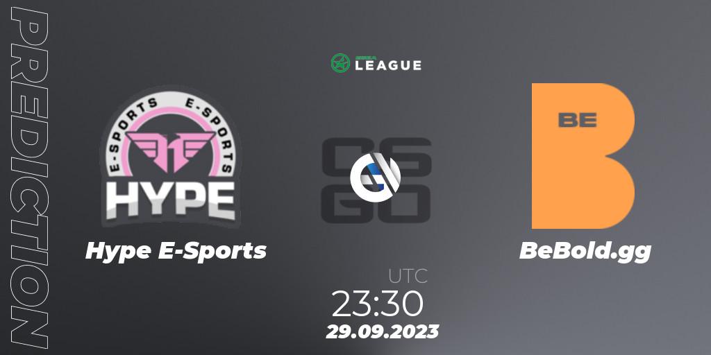 Prognoza Hype E-Sports - BeBold.gg. 29.09.2023 at 23:30, Counter-Strike (CS2), ESEA Season 46: Open Division - South America