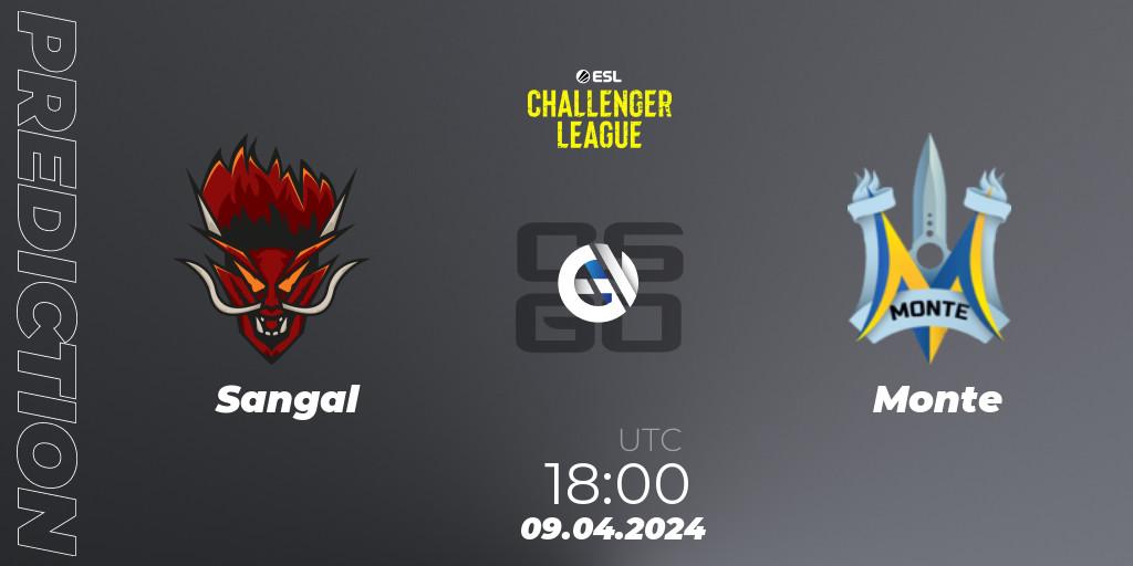 Prognoza Sangal - Monte. 12.04.24, CS2 (CS:GO), ESL Challenger League Season 47: Europe