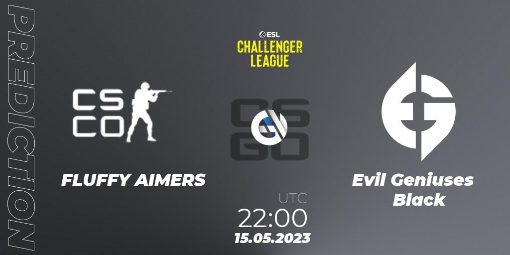 Prognoza FLUFFY AIMERS - Evil Geniuses Black. 15.05.23, CS2 (CS:GO), ESL Challenger League Season 45: North America