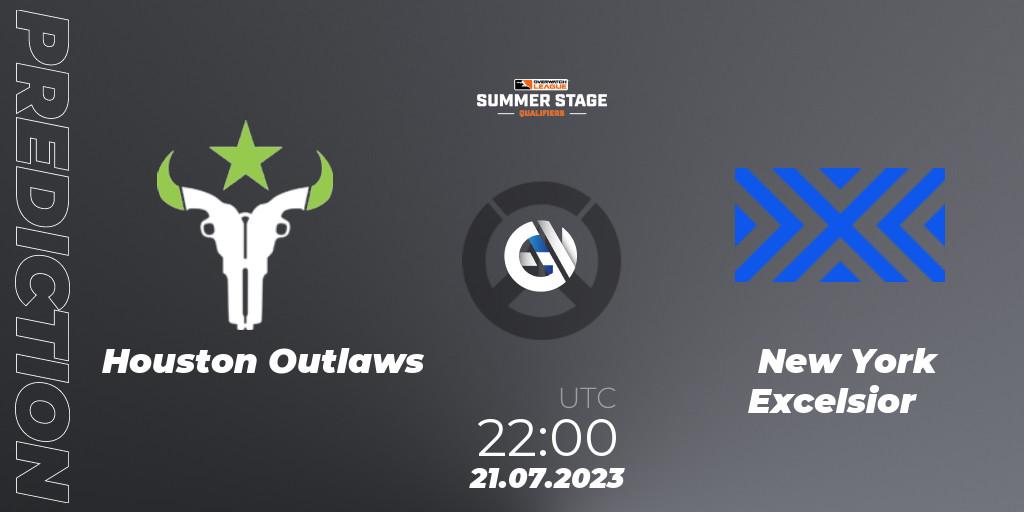 Prognoza Houston Outlaws - New York Excelsior. 21.07.23, Overwatch, Overwatch League 2023 - Summer Stage Qualifiers