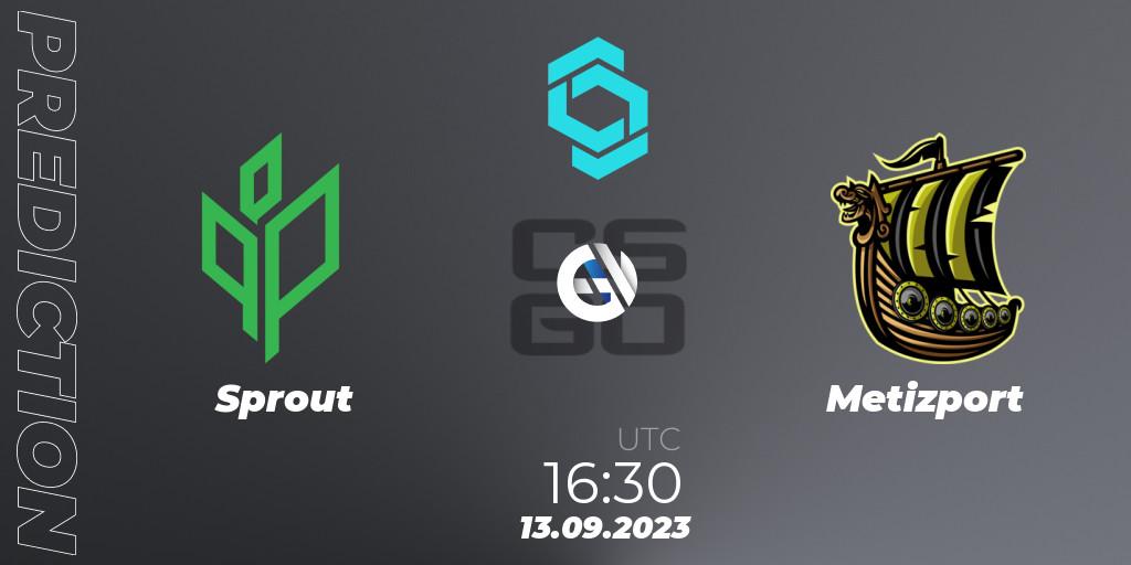 Prognoza Sprout - Metizport. 13.09.2023 at 16:30, Counter-Strike (CS2), CCT North Europe Series #8: Closed Qualifier
