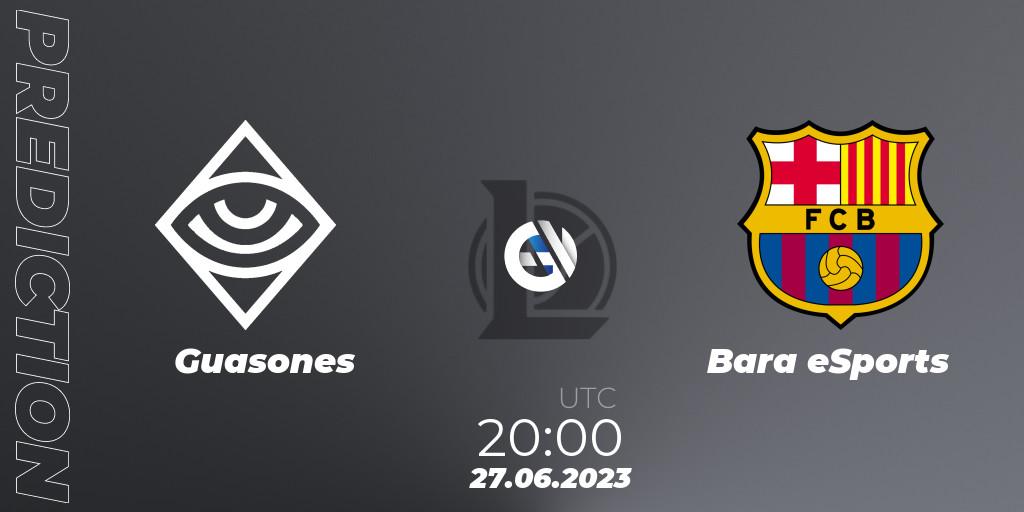 Prognoza Guasones - Barça eSports. 27.06.2023 at 18:00, LoL, Superliga Summer 2023 - Group Stage