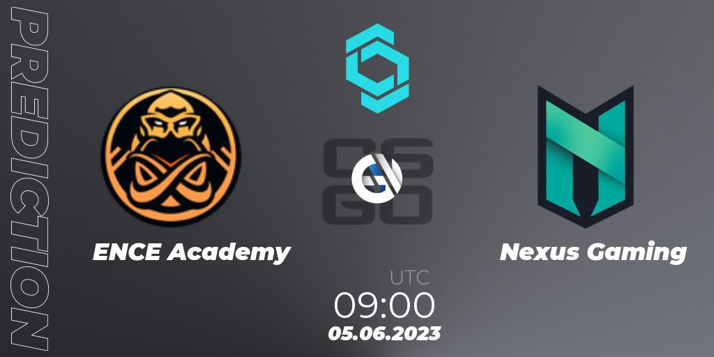 Prognoza ENCE Academy - Nexus Gaming. 05.06.23, CS2 (CS:GO), CCT North Europe Series 5