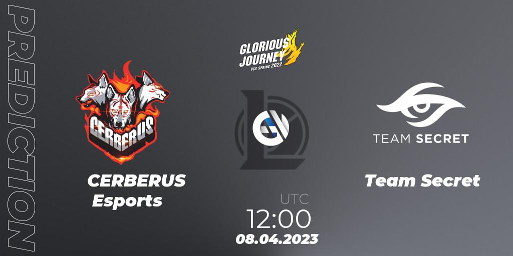 Prognoza CERBERUS Esports - Team Secret. 08.04.2023 at 12:00, LoL, VCS Spring 2023 - Group Stage