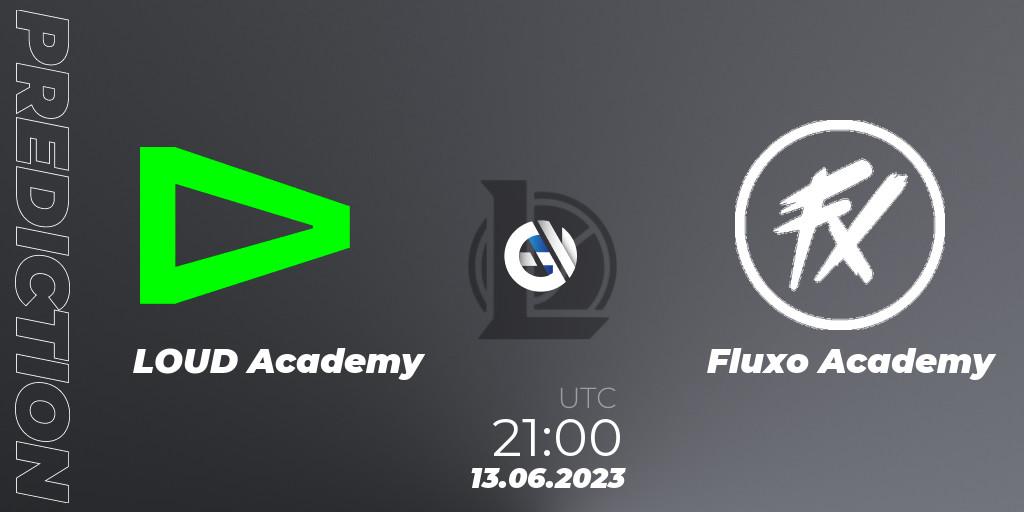 Prognoza LOUD Academy - Fluxo Academy. 13.06.23, LoL, CBLOL Academy Split 2 2023 - Group Stage