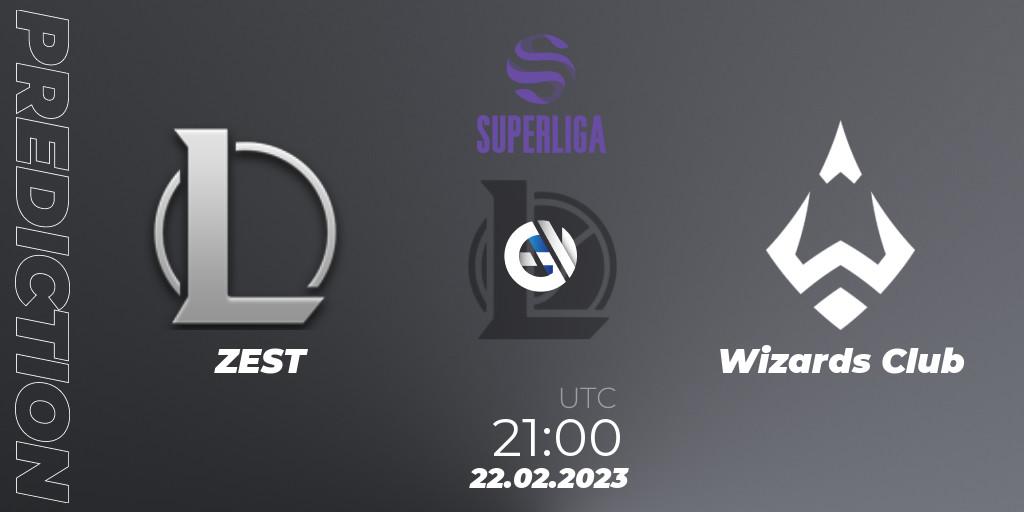 Prognoza ZEST - Wizards Club. 22.02.2023 at 21:00, LoL, LVP Superliga 2nd Division Spring 2023 - Group Stage