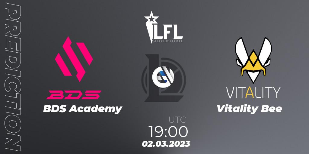 Prognoza BDS Academy - Vitality Bee. 02.03.2023 at 19:00, LoL, LFL Spring 2023 - Group Stage