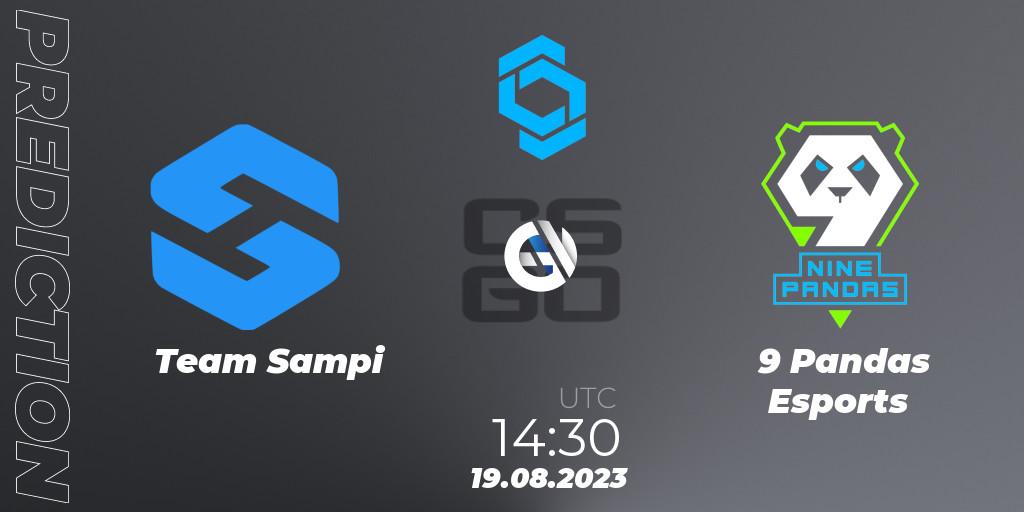 Prognoza Team Sampi - 9 Pandas Esports. 19.08.2023 at 14:30, Counter-Strike (CS2), CCT East Europe Series #1