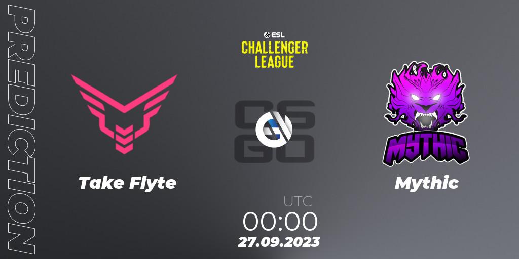Prognoza Take Flyte - Mythic. 27.09.23, CS2 (CS:GO), ESL Challenger League Season 46: North America