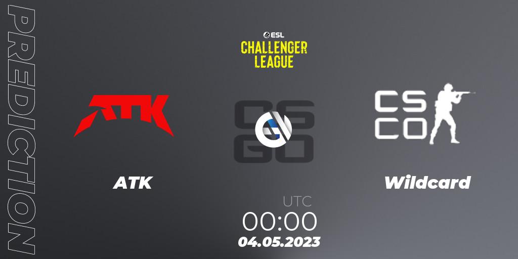 Prognoza ATK - Wildcard. 04.05.2023 at 00:00, Counter-Strike (CS2), ESL Challenger League Season 45: North America