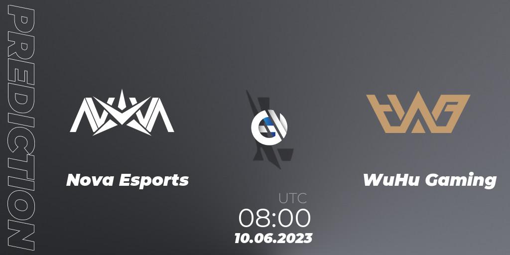 Prognoza Nova Esports - WuHu Gaming. 10.06.23, Wild Rift, WRL Asia 2023 - Season 1 - Regular Season